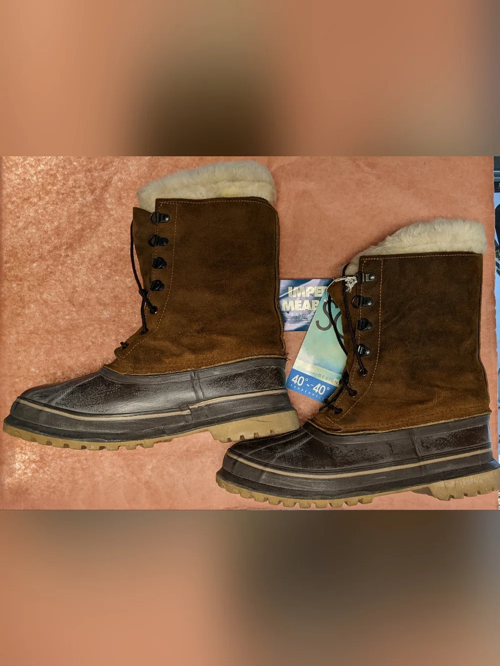 Vintage Kaufman Sorels Crusader Men's Boots - Brown - Size 8 - Used